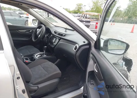 2016 Nissan Rogue S из США, поврежденный, VIN KNMAT2MV9GP674839